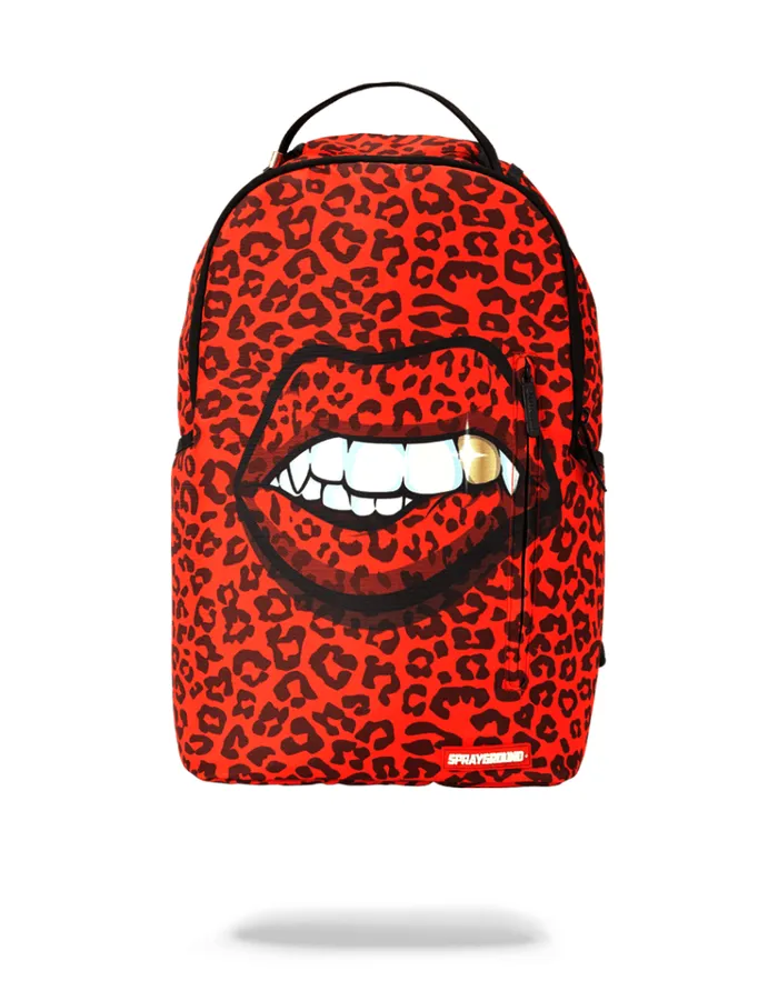 SPRAYGROUND Backpacks RED LEOPARD LIPS 8211 Universal