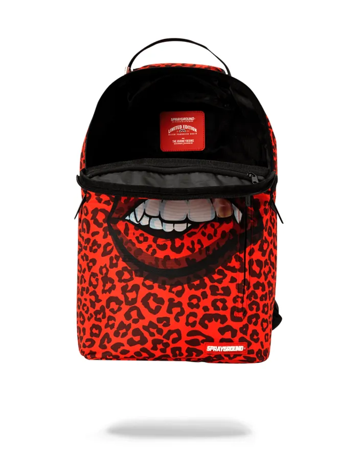 SPRAYGROUND Backpacks RED LEOPARD LIPS 8211 Universal SPRAYGROUND Backpacks RED LEOPARD LIPS 8211 Universal