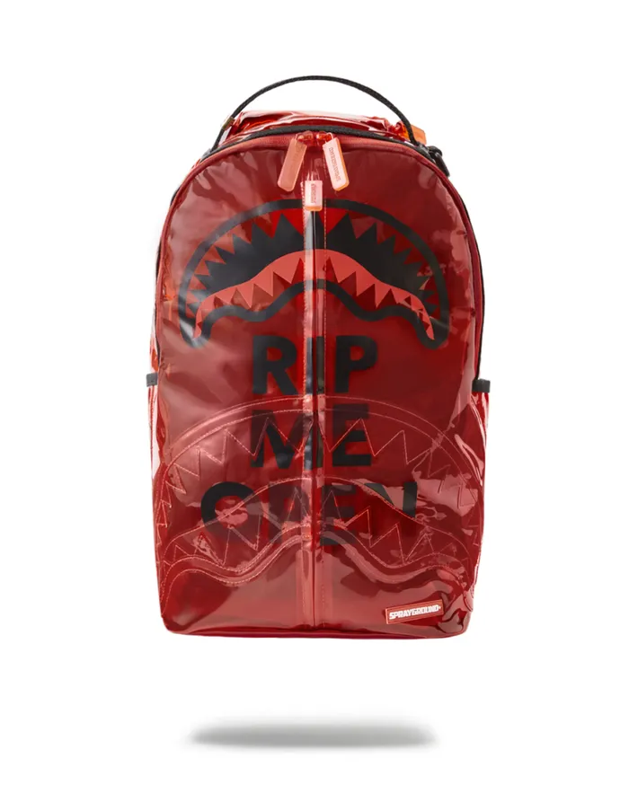 SPRAYGROUND Backpacks RIP ME OPEN RED VINYL 8211 Universal
