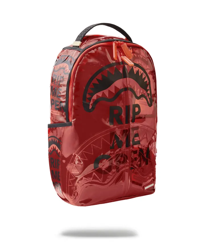 SPRAYGROUND Backpacks RIP ME OPEN RED VINYL 8211 Universal
