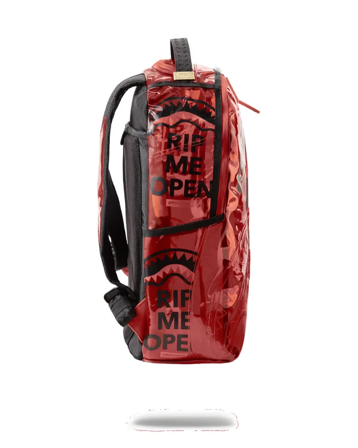 SPRAYGROUND Backpacks RIP ME OPEN RED VINYL 8211 Universal