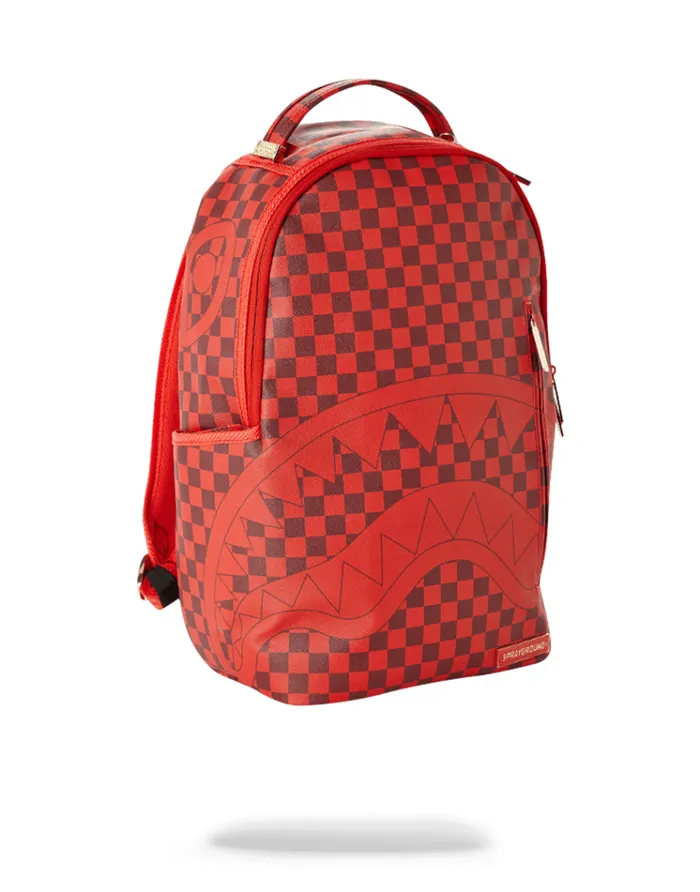 SPRAYGROUND Backpacks SHARKS IN PARIS RED CHECKERED EDITION 8211 Universal