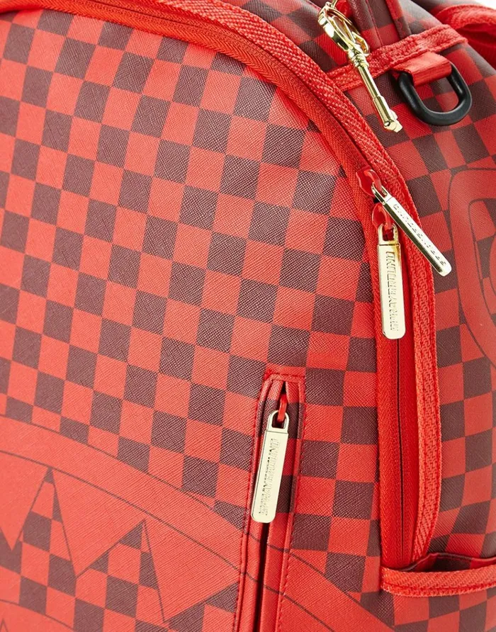 SPRAYGROUND Backpacks SHARKS IN PARIS RED CHECKERED EDITION 8211 Universal SPRAYGROUND Backpacks SHARKS IN PARIS RED CHECKERED EDITION 8211 Universal