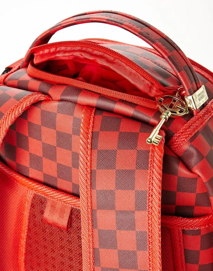 SPRAYGROUND Backpacks SHARKS IN PARIS RED CHECKERED EDITION 8211 Universal SPRAYGROUND Backpacks SHARKS IN PARIS RED CHECKERED EDITION 8211 Universal