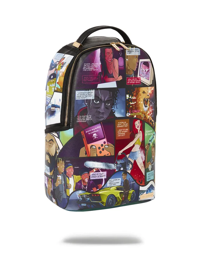 SPRAYGROUND Backpacks SOULJA BOY COMIC LIFE 8211 Universal SPRAYGROUND Backpacks SOULJA BOY COMIC LIFE 8211 Universal