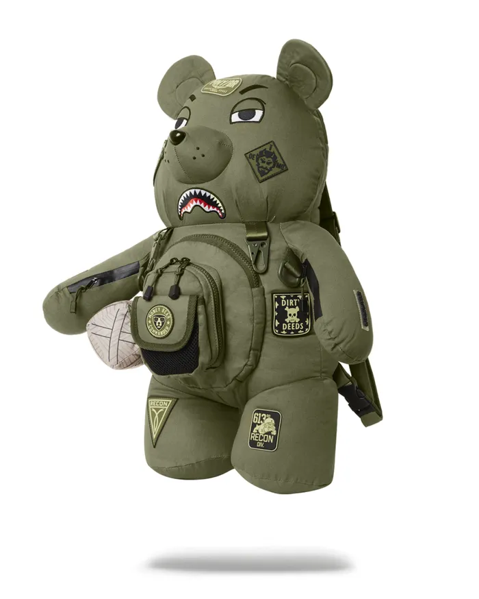 SPRAYGROUND Backpacks SPECIAL OPS FULL THROTTLE MONEYBEAR TEDDYBEAR BACKPACK 8211 Universal SPRAYGROUND Backpacks SPECIAL OPS FULL THROTTLE MONEYBEAR TEDDYBEAR BACKPACK 8211 Universal