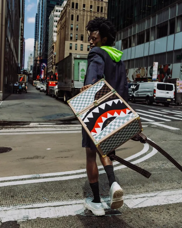 SPRAYGROUND Backpacks UNSTOPPABLE ENDEAVORS II CHATURANGA SHARK 1900 BACKPACK 8211 Universal