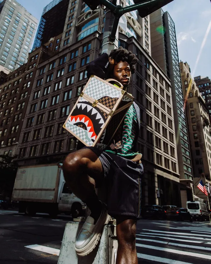 SPRAYGROUND Backpacks UNSTOPPABLE ENDEAVORS II CHATURANGA SHARK 1900 BACKPACK 8211 Universal