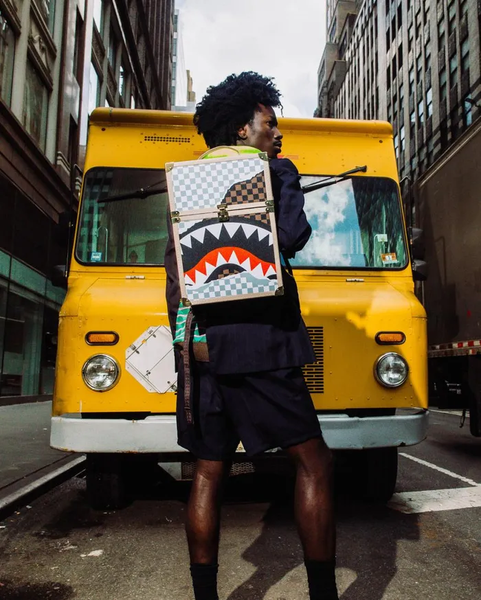 SPRAYGROUND Backpacks UNSTOPPABLE ENDEAVORS II CHATURANGA SHARK 1900 BACKPACK 8211 Universal