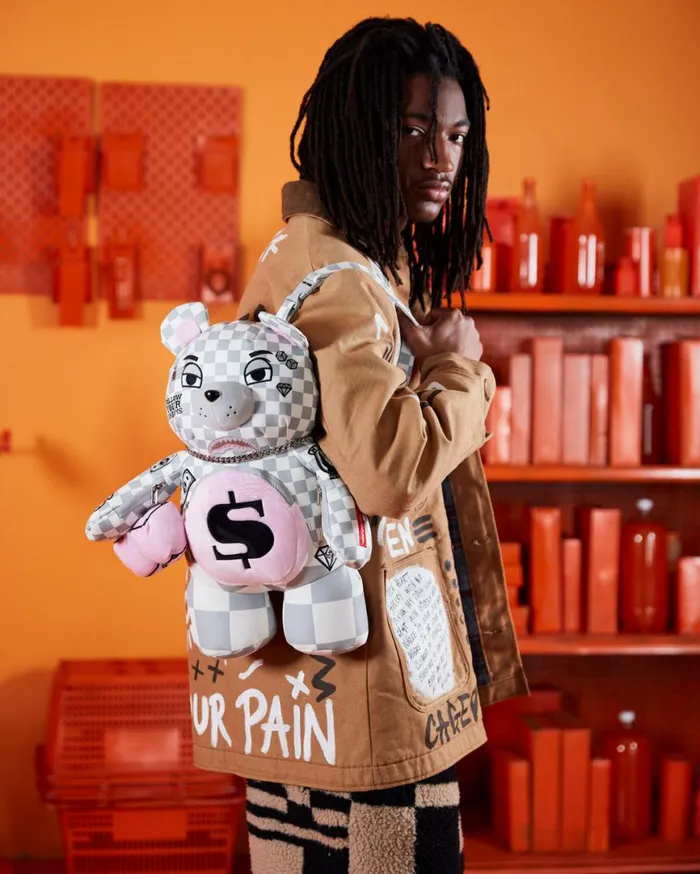 SPRAYGROUND Backpacks XTC LA PALAIS MEDIUM MONEYBEAR TEDDYBEAR BACKPACK 8211 Universal SPRAYGROUND Backpacks XTC LA PALAIS MEDIUM MONEYBEAR TEDDYBEAR BACKPACK 8211 Universal