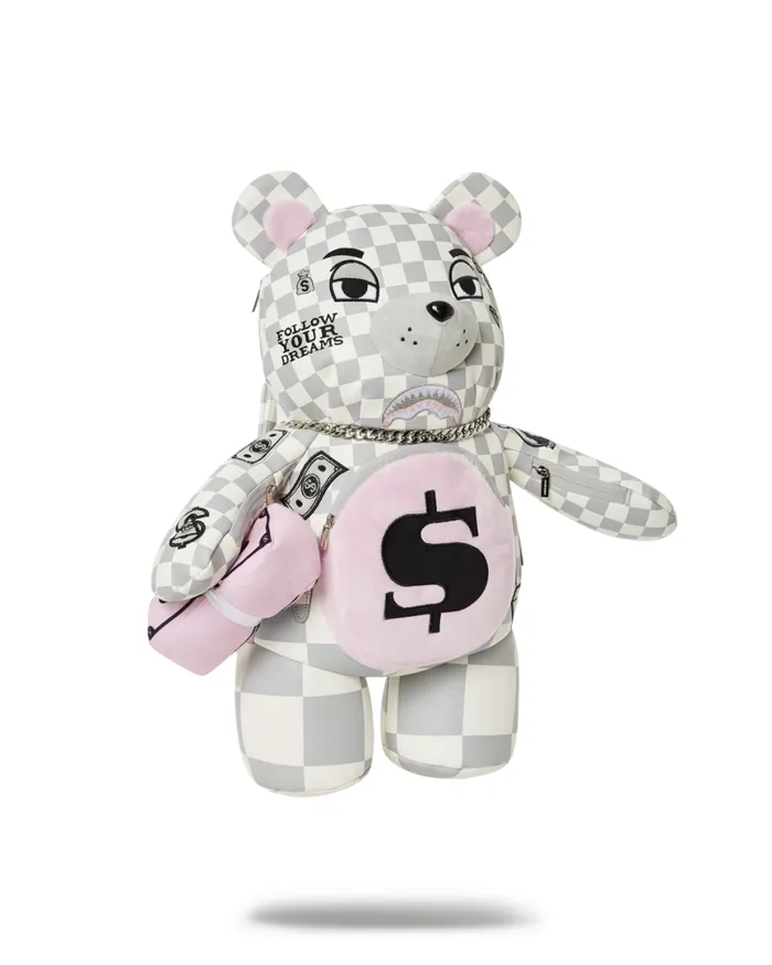 SPRAYGROUND Backpacks XTC LA PALAIS MEDIUM MONEYBEAR TEDDYBEAR BACKPACK 8211 Universal SPRAYGROUND Backpacks XTC LA PALAIS MEDIUM MONEYBEAR TEDDYBEAR BACKPACK 8211 Universal