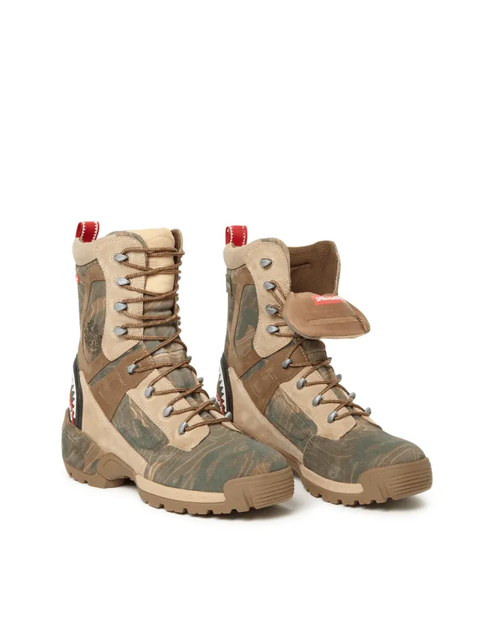 SPRAYGROUND Boots CAMO TERRAIN FUERZA COBRA PARATROOPER BOOTS 8211 MADE IN COLOMBIA NUMBERED 1280 PAIRS 8211 Universal
