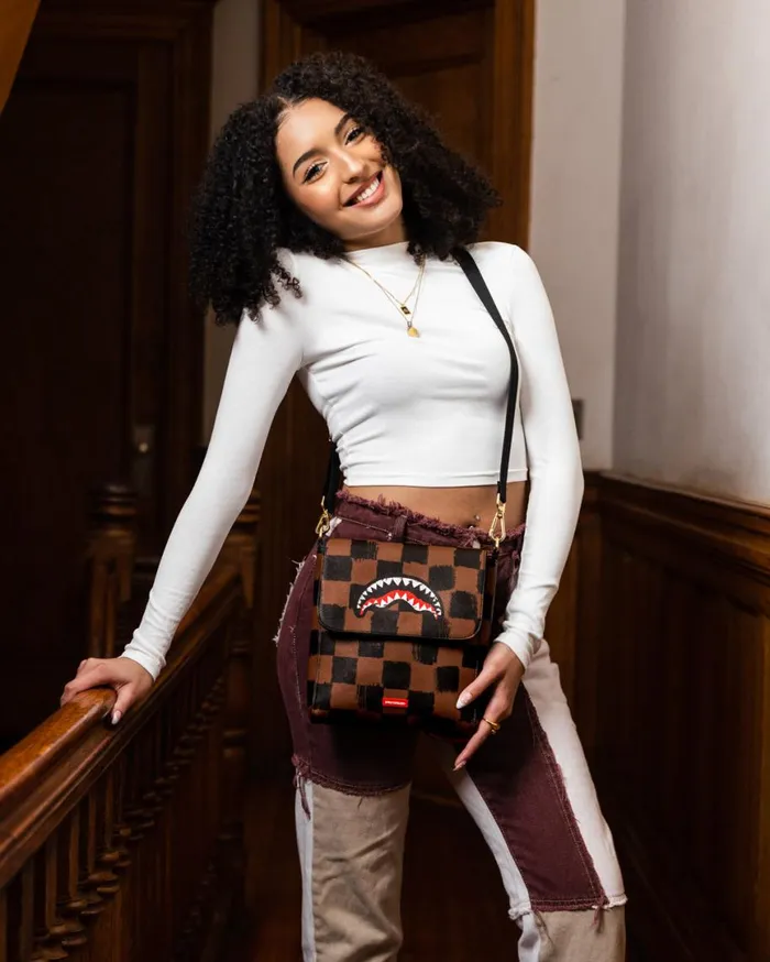 SPRAYGROUND Crossbodys SHARKS IN PARIS VANQUISH LARGE SLING CROSSBODY 8211 Universal