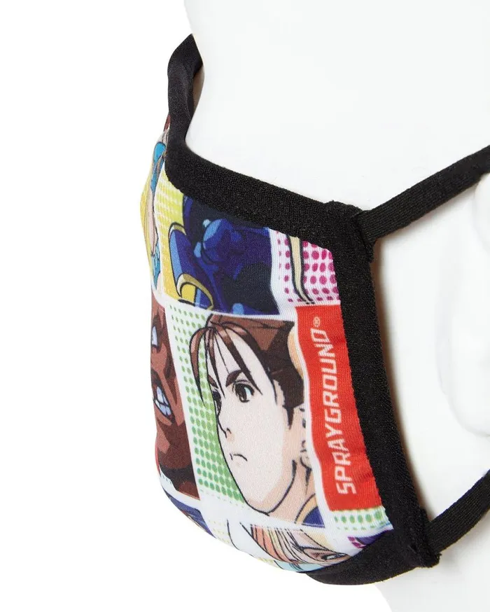 SPRAYGROUND Face Masks ADULT STREET FIGHTER PLAYER SELECT FORM FITTING FACECOVERING 8211 Universal SPRAYGROUND Face Masks ADULT STREET FIGHTER PLAYER SELECT FORM FITTING FACECOVERING 8211 Universal