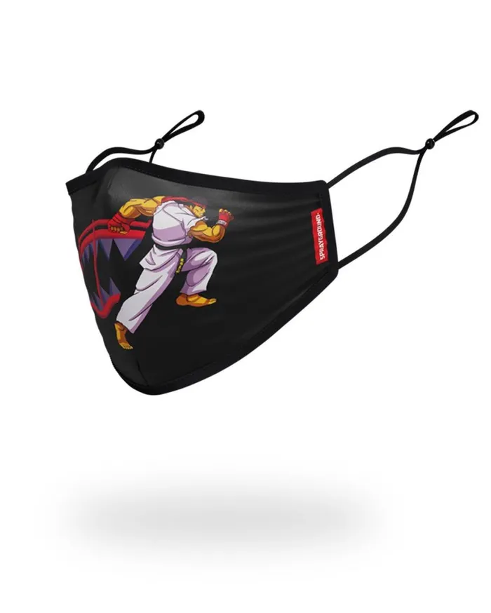 SPRAYGROUND Face Masks ADULT STREET FIGHTER RYU SHARK FORM FITTING FACECOVERING 8211 Universal SPRAYGROUND Face Masks ADULT STREET FIGHTER RYU SHARK FORM FITTING FACECOVERING 8211 Universal