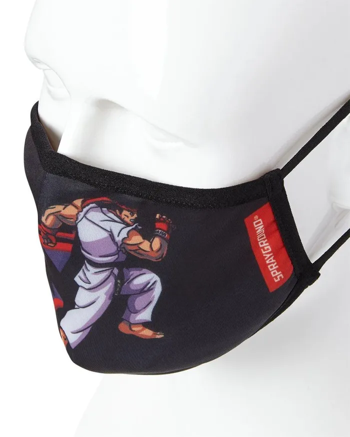 SPRAYGROUND Face Masks ADULT STREET FIGHTER RYU SHARK FORM FITTING FACECOVERING 8211 Universal SPRAYGROUND Face Masks ADULT STREET FIGHTER RYU SHARK FORM FITTING FACECOVERING 8211 Universal