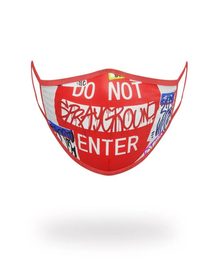 SPRAYGROUND Face Masks DO NOT ENTER FORMFITTING MASK 8211 Universal
