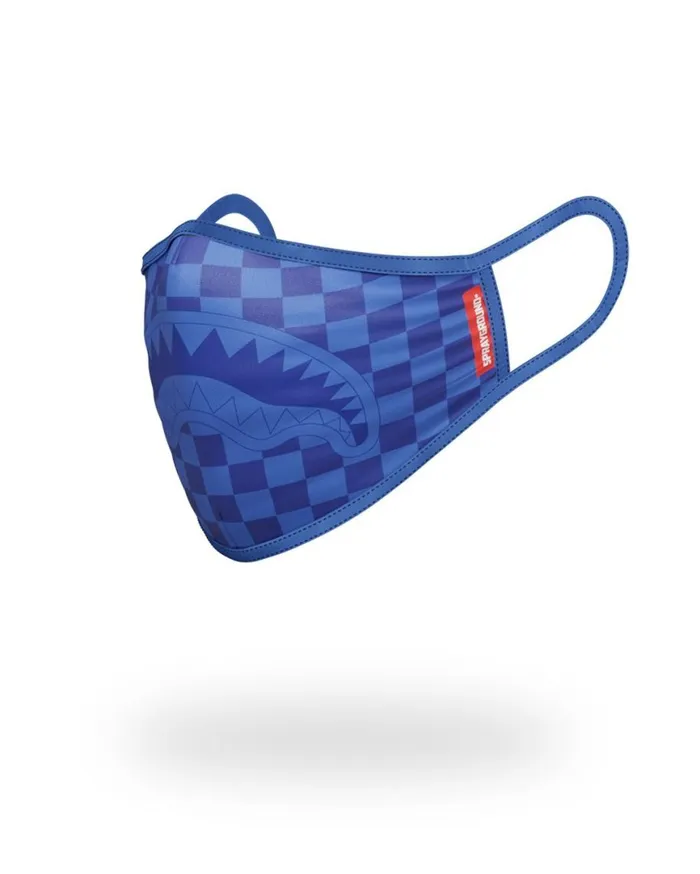 SPRAYGROUND Face Masks SHARKS IN PARIS BLUE FORMFITTING MASK 8211 Universal SPRAYGROUND Face Masks SHARKS IN PARIS BLUE FORMFITTING MASK 8211 Universal