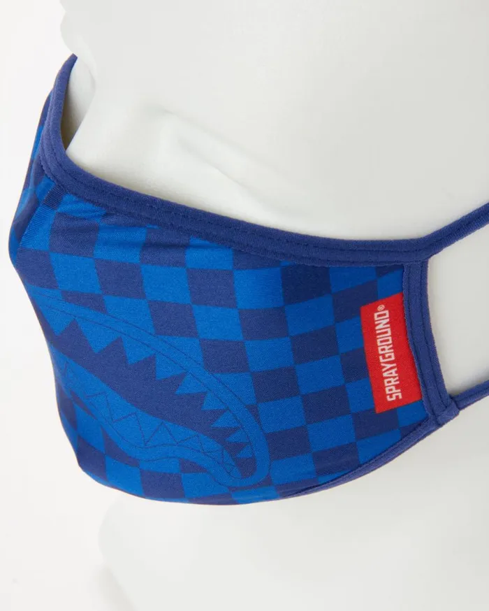 SPRAYGROUND Face Masks SHARKS IN PARIS BLUE FORMFITTING MASK 8211 Universal SPRAYGROUND Face Masks SHARKS IN PARIS BLUE FORMFITTING MASK 8211 Universal