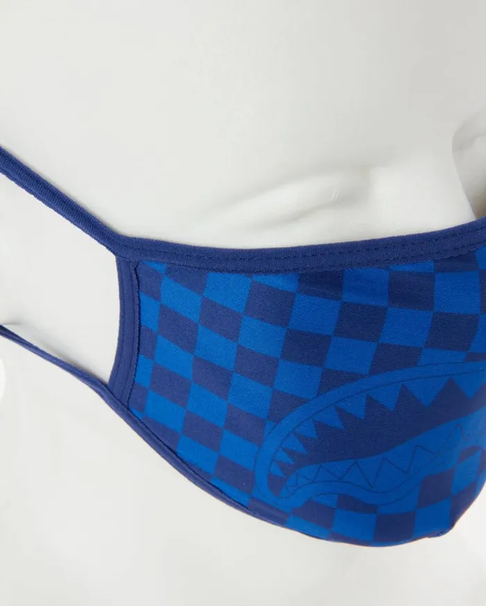 SPRAYGROUND Face Masks SHARKS IN PARIS BLUE FORMFITTING MASK 8211 Universal SPRAYGROUND Face Masks SHARKS IN PARIS BLUE FORMFITTING MASK 8211 Universal