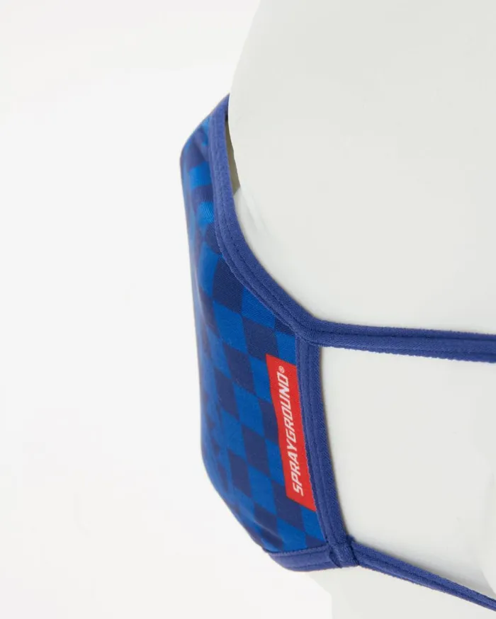SPRAYGROUND Face Masks SHARKS IN PARIS BLUE FORMFITTING MASK 8211 Universal SPRAYGROUND Face Masks SHARKS IN PARIS BLUE FORMFITTING MASK 8211 Universal