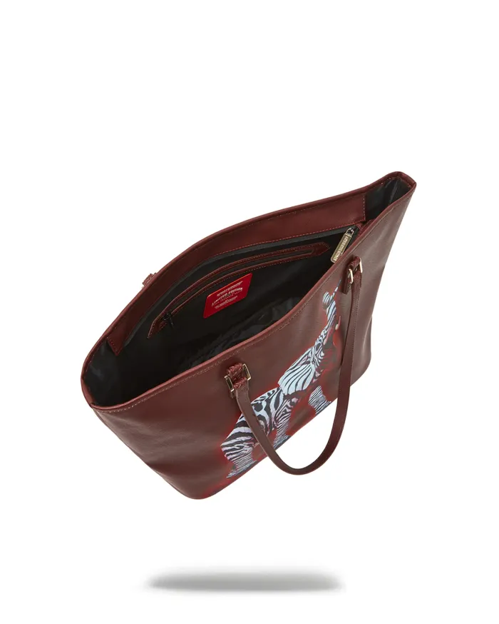 SPRAYGROUND Handbags ZEBRA ELEPHANT RON ENGLISH COLLAB TOTE 8211 Universal SPRAYGROUND Handbags ZEBRA ELEPHANT RON ENGLISH COLLAB TOTE 8211 Universal