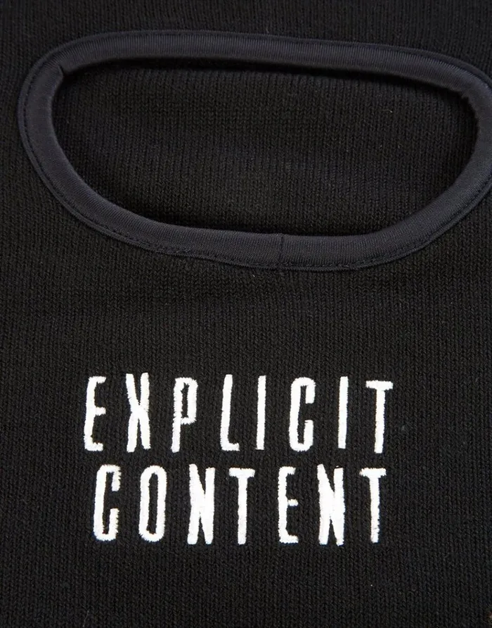 SPRAYGROUND Ski Masks EXPLICIT CONTENT SKI MASK 8211 Universal SPRAYGROUND Ski Masks EXPLICIT CONTENT SKI MASK 8211 Universal