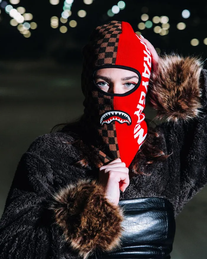 SPRAYGROUND Ski Masks SPLIT CREATE SKI MASK 8211 Universal SPRAYGROUND Ski Masks SPLIT CREATE SKI MASK 8211 Universal