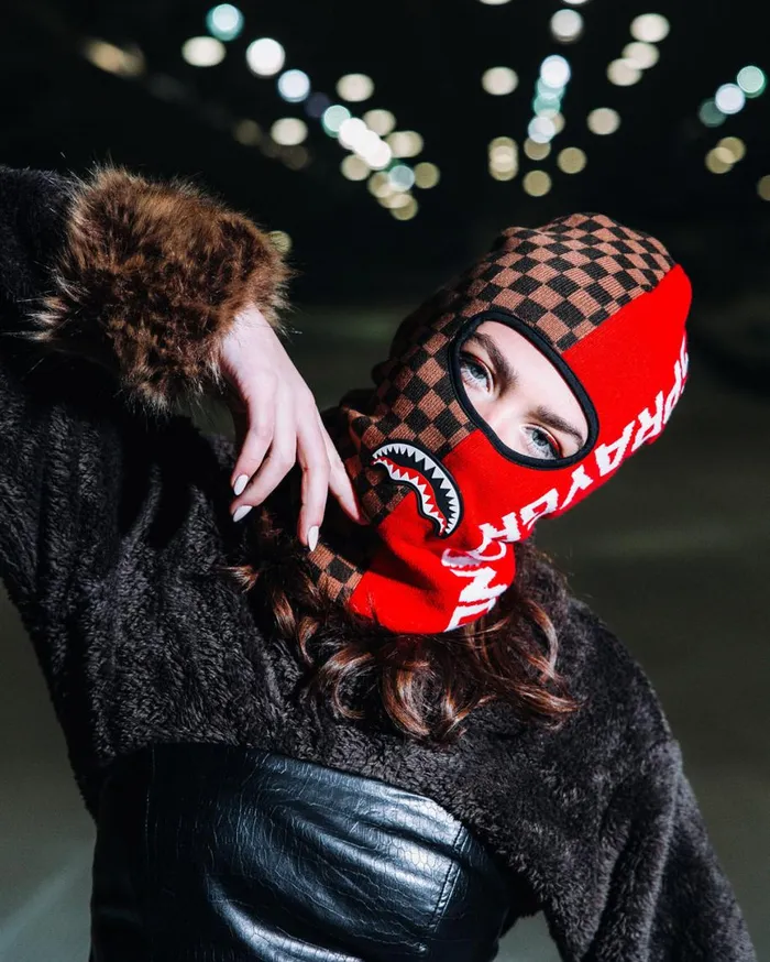 SPRAYGROUND Ski Masks SPLIT CREATE SKI MASK 8211 Universal SPRAYGROUND Ski Masks SPLIT CREATE SKI MASK 8211 Universal