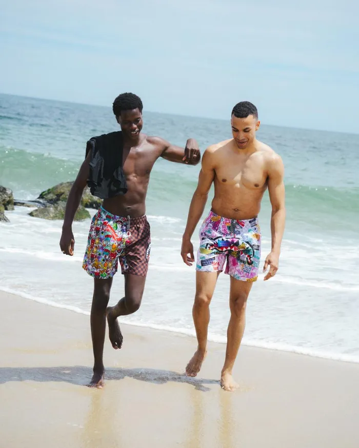 SPRAYGROUND Swimwear STICKER CREW SWIM SHORTS 8211 Universal SPRAYGROUND Swimwear STICKER CREW SWIM SHORTS 8211 Universal
