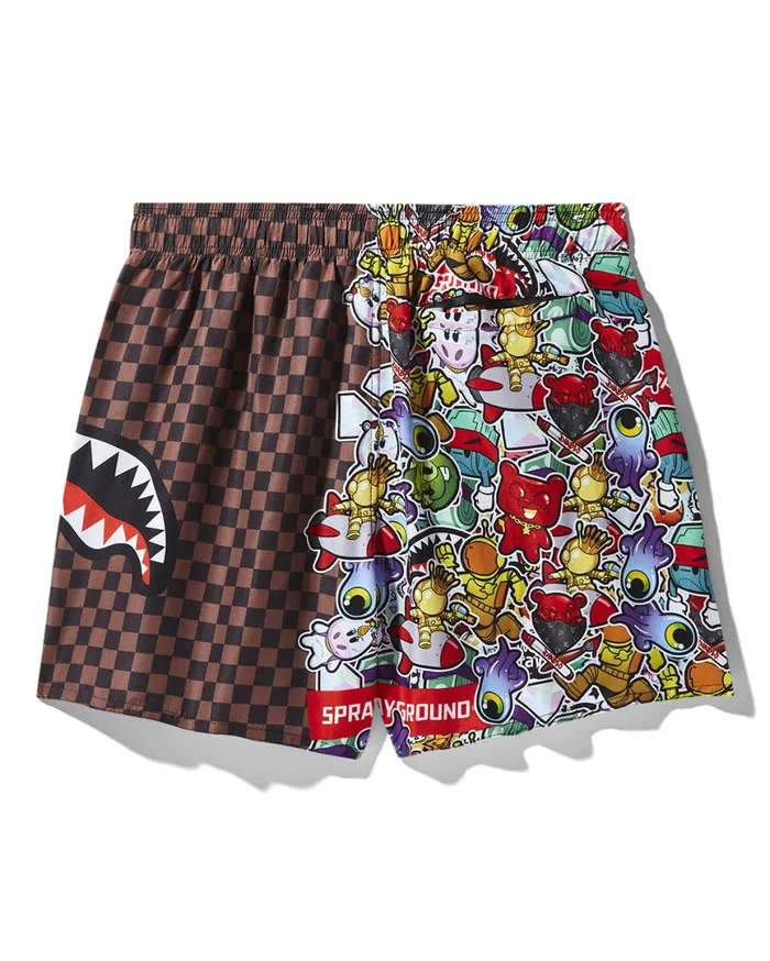 SPRAYGROUND Swimwear STICKER CREW SWIM SHORTS 8211 Universal SPRAYGROUND Swimwear STICKER CREW SWIM SHORTS 8211 Universal