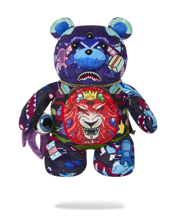 SPRAYGROUND Teddy Bear Backpacks ASTRO TWILIGHT MONEYBEAR TEDDYBEAR BACKPACK 8211 Universal