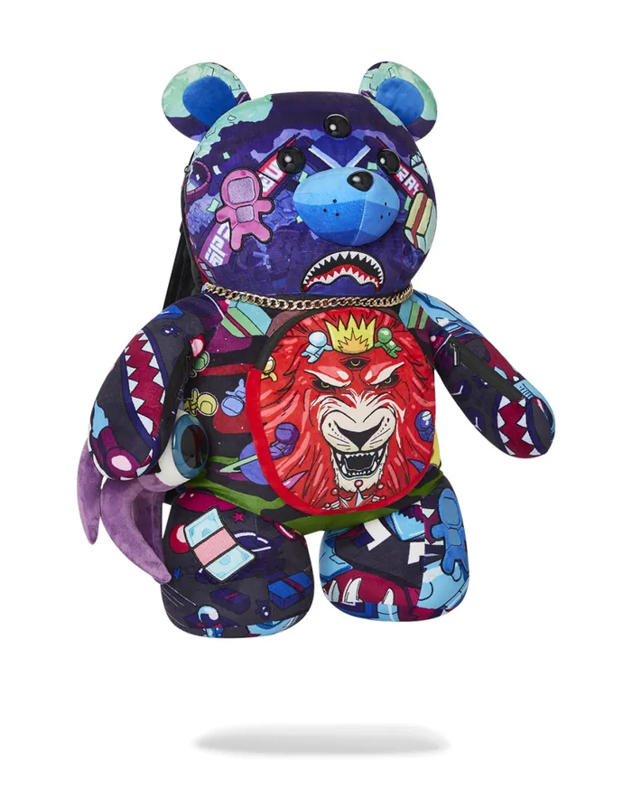 SPRAYGROUND Teddy Bear Backpacks ASTRO TWILIGHT MONEYBEAR TEDDYBEAR BACKPACK 8211 Universal SPRAYGROUND Teddy Bear Backpacks ASTRO TWILIGHT MONEYBEAR TEDDYBEAR BACKPACK 8211 Universal