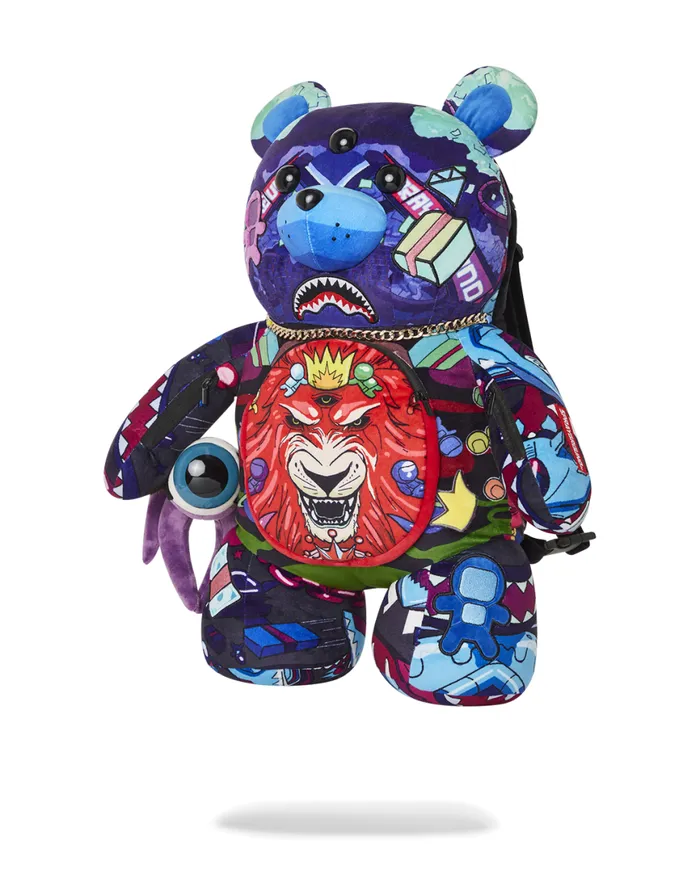 SPRAYGROUND Teddy Bear Backpacks ASTRO TWILIGHT MONEYBEAR TEDDYBEAR BACKPACK 8211 Universal SPRAYGROUND Teddy Bear Backpacks ASTRO TWILIGHT MONEYBEAR TEDDYBEAR BACKPACK 8211 Universal