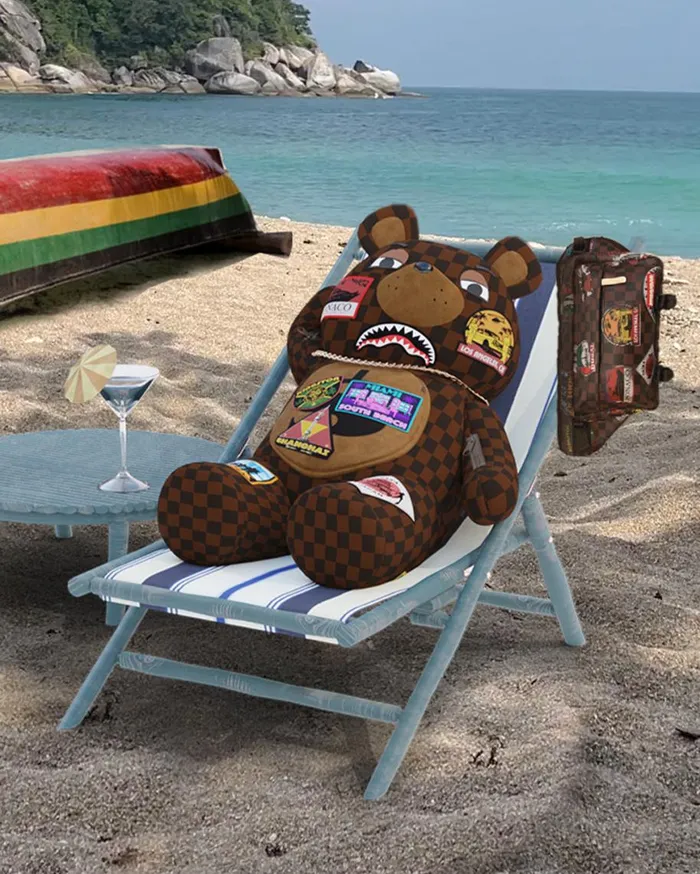 SPRAYGROUND Teddy Bear Backpacks GLOBAL MOGUL MONEYBEAR TEDDYBEAR BACKPACK 8211 Universal