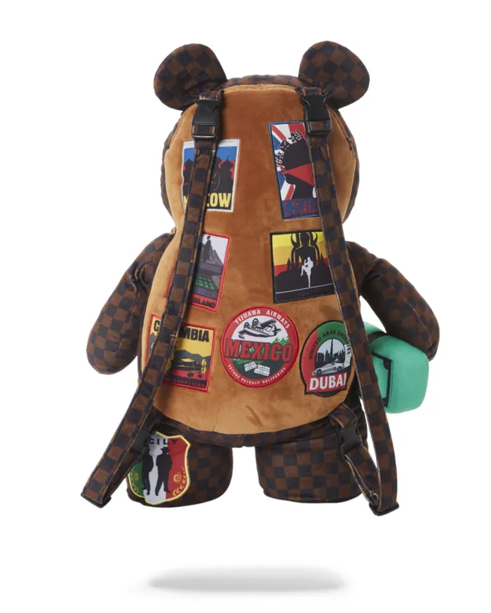 SPRAYGROUND Teddy Bear Backpacks GLOBAL MOGUL MONEYBEAR TEDDYBEAR BACKPACK 8211 Universal