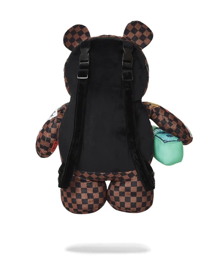 SPRAYGROUND Teddy Bear Backpacks SHARKS IN PARIS THE RIZZ MONEYBEAR TEDDYBEAR BACKPACK 8211 Universal SPRAYGROUND Teddy Bear Backpacks SHARKS IN PARIS THE RIZZ MONEYBEAR TEDDYBEAR BACKPACK 8211 Universal