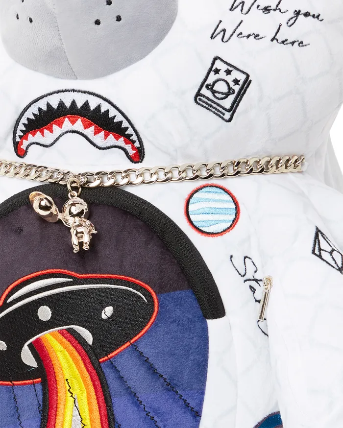SPRAYGROUND Teddy Bear Backpacks UFO SPACED OUT MONEYBEAR TEDDYBEAR BACKPACK 8211 Universal SPRAYGROUND Teddy Bear Backpacks UFO SPACED OUT MONEYBEAR TEDDYBEAR BACKPACK 8211 Universal