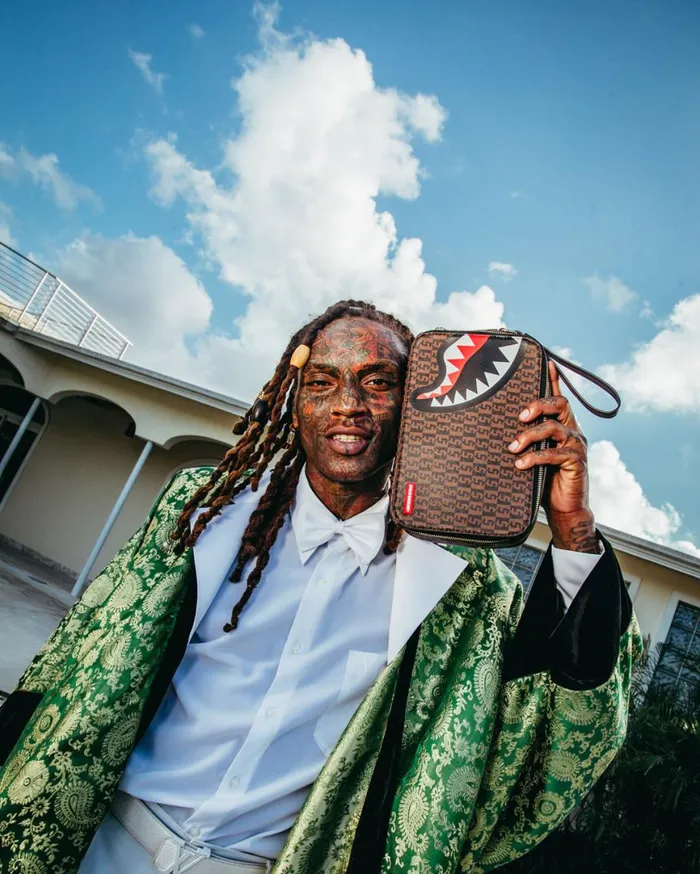 SPRAYGROUND Toiletries Aka Money Bags CASHIN CHECKS TOILETRY BAG 8211 Universal SPRAYGROUND Toiletries Aka Money Bags CASHIN CHECKS TOILETRY BAG 8211 Universal