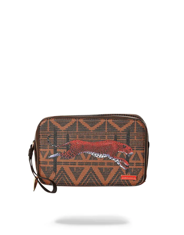 SPRAYGROUND Toiletries Aka Money Bags LEOPARDS IN PARIS TOILETRY AKA MONEY BAG 8211 Universal