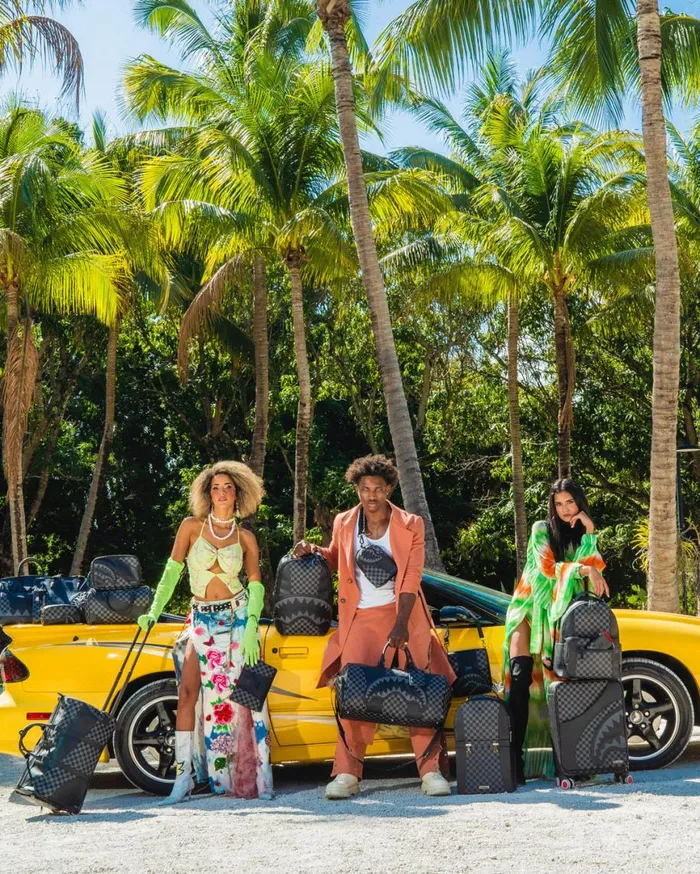 SPRAYGROUND Toiletries Aka Money Bags RACEWAY SHADOW PHANTOM TOILETRY BRICKSIDE BAG 8211 Universal