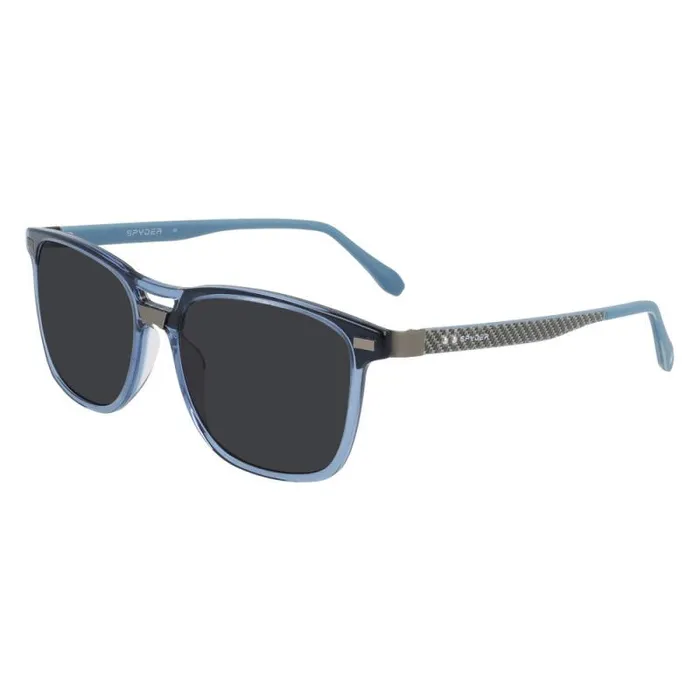 Spyder Eyewear Bridge Square Sunglasses Blue 8211 Mens