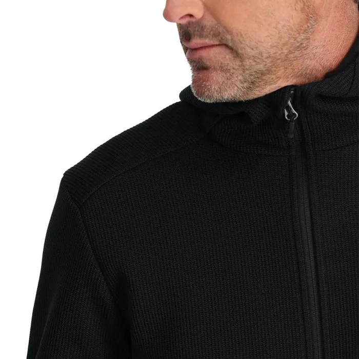 Spyder Fleece Bandit Hooded Black 8211 Mens
