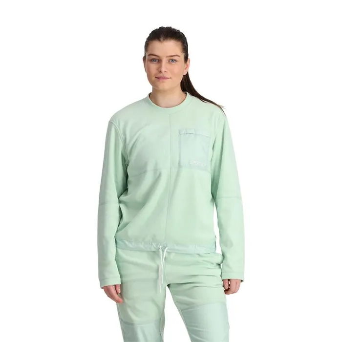 Spyder Fleece Lounge Crew Wintergreen 8211 Mens