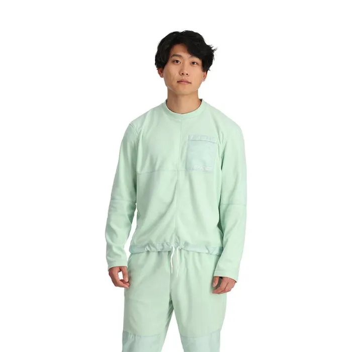 Spyder Fleece Lounge Crew Wintergreen 8211 Mens