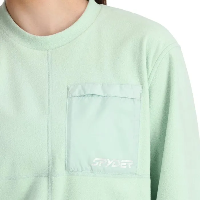 Spyder Fleece Lounge Crew Wintergreen 8211 Mens