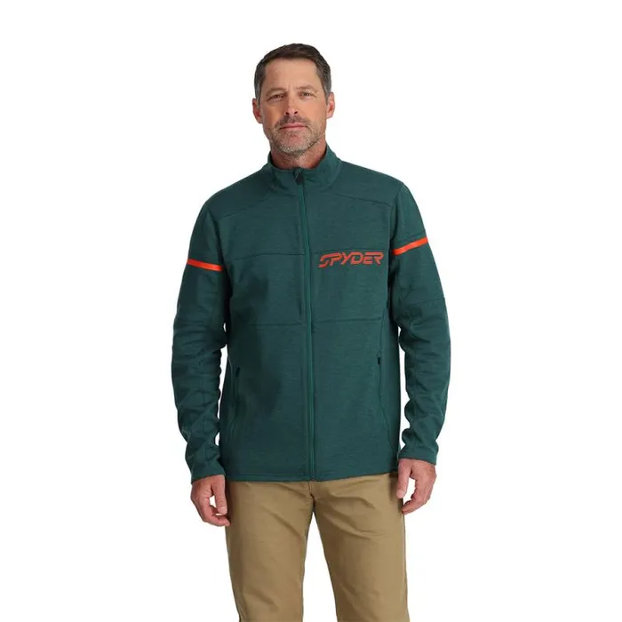 Spyder Fleece Speed Fleece Full Zip Cypress Green 8211 Mens