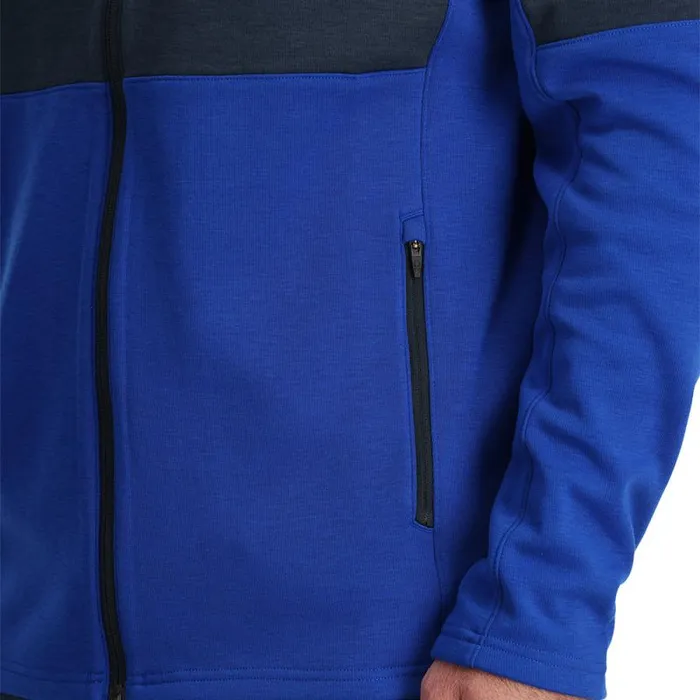 Spyder Fleece Speed Fleece Full Zip Electric Blue 8211 Mens