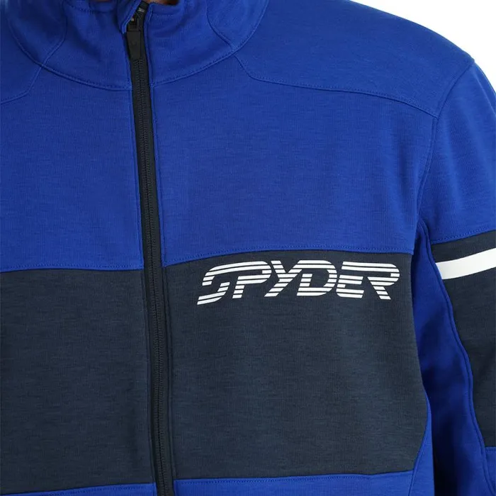 Spyder Fleece Speed Fleece Full Zip Electric Blue 8211 Mens