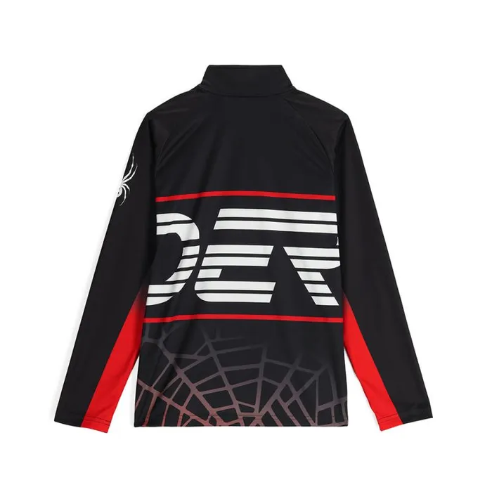 Spyder Fleece Web Half Zip Black 8211 Kids